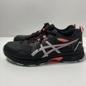 Asics Gel Venture 8 Black/Blue/Pink Running Shoes Sneakers Women's Size 8